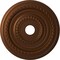 Ekena Millwork Cole PVC Ceiling Medallion (Fits Canopies up to 6"), Metallic Dark Copper, 22"OD x 3 1/2"ID x 1"P CMP22COCDC - alternate 1